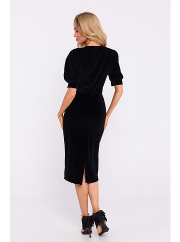 made of emotion Fluwelen jurk zwart