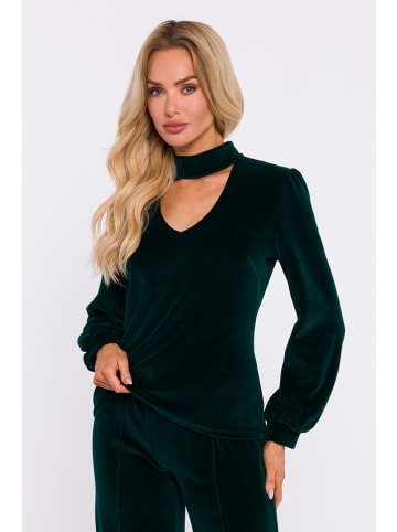 made of emotion Blouse donkergroen