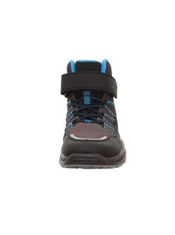 superfit Leren boots "Jupiter" zwart/blauw