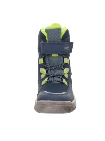 superfit Leder-Boots "Mars" in Dunkelblau/ Grün