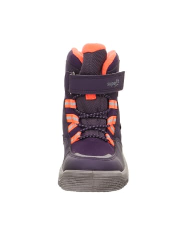 superfit Leder-Boots "Mars" in Pflaume/ Orange