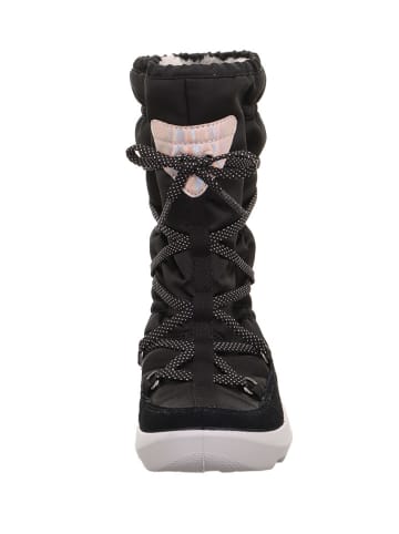 superfit Leder-Winterstiefel "Twilight" in Schwarz