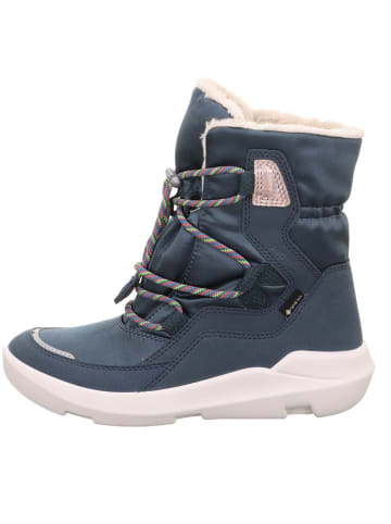 superfit Leder-Winterstiefel "Twilight" in Dunkelblau