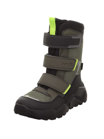 superfit Winterstiefel "Rocket" in Khaki/ Schwarz