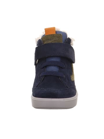 superfit Leder-Winterboots "Supies" in Dunkelblau