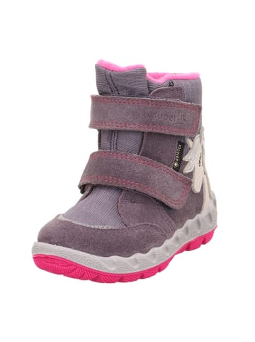 superfit Leder-Winterstiefel "Icebird" in Violett/ Pink