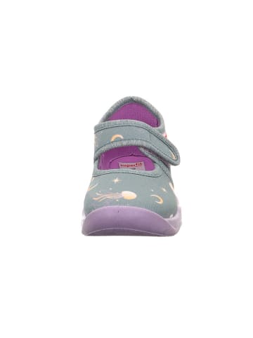 superfit Hausschuhe "Bubble" in Grau/ Lila