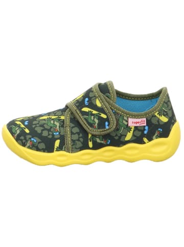 superfit Hausschuhe "Bubble" in Khaki/ Gelb