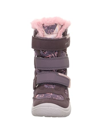 superfit Leder-Winterstiefel "Crystal" in Rosa/ Lila