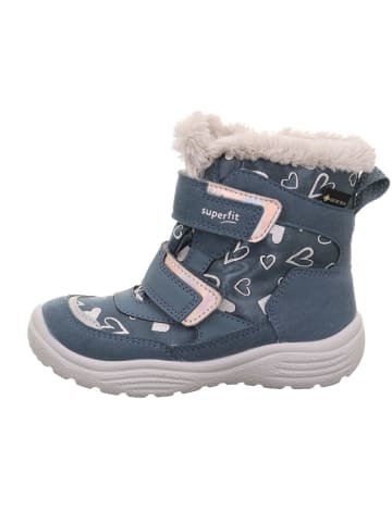 superfit Leren winterlaarzen "Crystal" donkerblauw