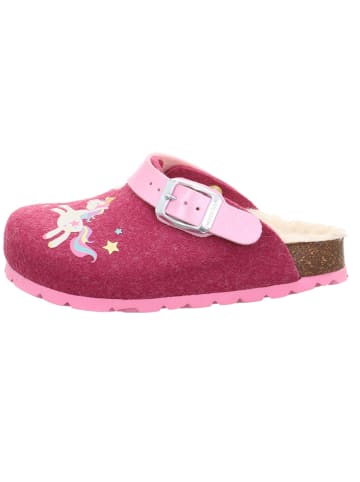 superfit Clogs "Fussbettpantoffel" roze