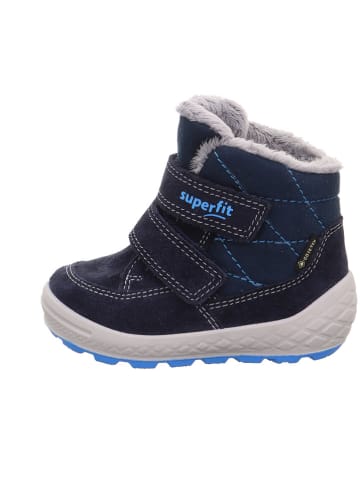superfit Leder-Winterboots "Groovy 2.0" in Dunkelblau