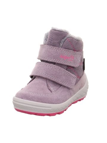 superfit Leder-Winterboots "Groovy 2.0" in Lila
