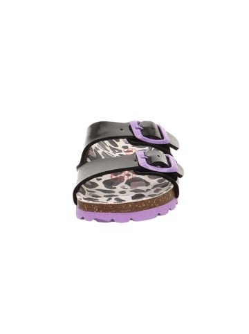 superfit Slippers "Fussbettpantoffel" violet/zwart