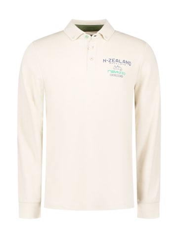NEW ZEALAND AUCKLAND Poloshirt in Creme