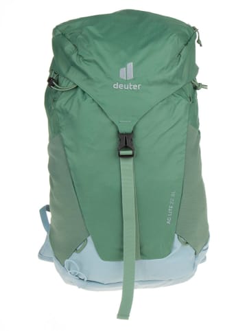 Deuter Wanderrucksack "AC Lite 22 SL" in Grün/ Hellblau - (B)30 x (H)56 x (T)23 cm