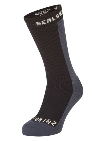 SEALSKINZ Funktionssocken "Straston" in Schwarz/ Dunkelblau