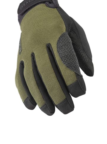 SEALSKINZ Funktionsfingerhandschuhe "Harling" in Khaki/ Schwarz