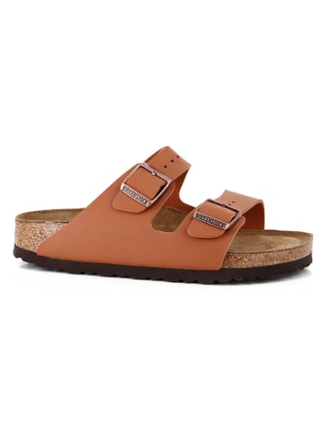 Birkenstock Pantoletten "Arizona" in Hellbraun - Weite N