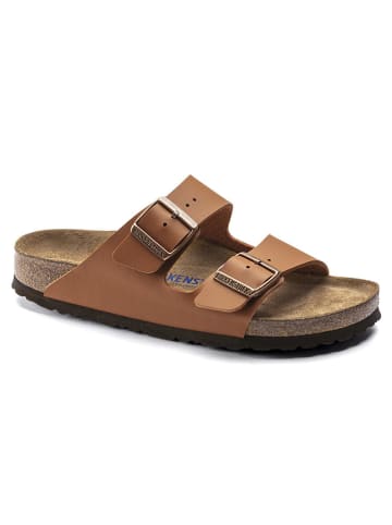 Birkenstock Pantoletten "Arizona" in Hellbraun
