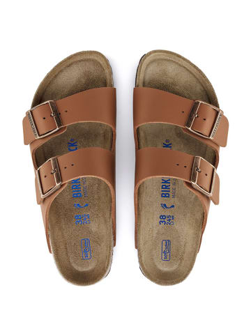 Birkenstock Pantoletten "Arizona" in Hellbraun