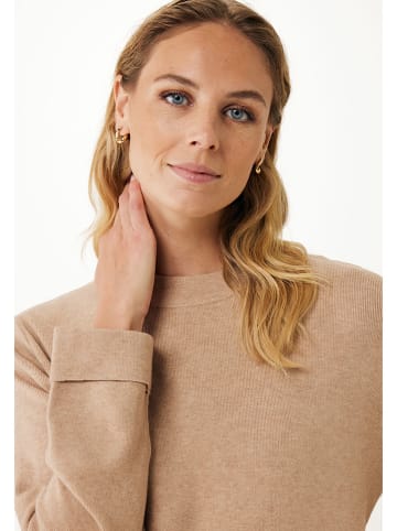 Mexx Gebreide jurk beige