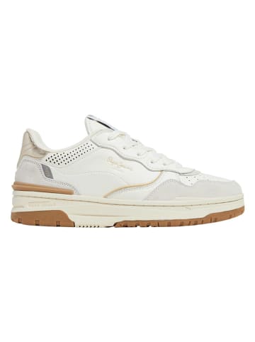 Pepe Jeans FOOTWEAR Sneakersy "Chester Life" w kolorze srebrno-biało-szarym