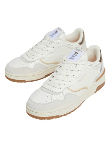 Pepe Jeans FOOTWEAR Sneakers "Chester Life" wit/zilverkleurig/grijs