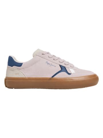 Pepe Jeans FOOTWEAR Leder-Sneakers "Travis Retro" in Rosa