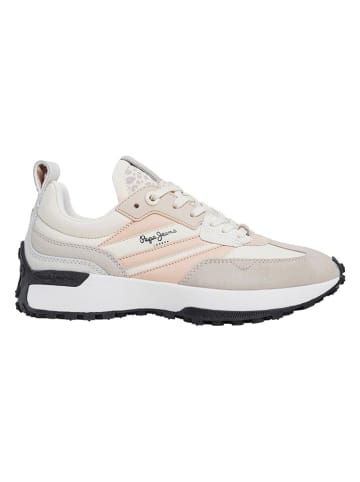 Pepe Jeans FOOTWEAR Sneakersy "Lucky Top" w kolorze beżowym