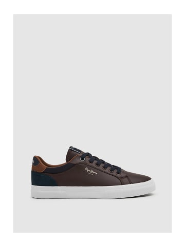 Pepe Jeans FOOTWEAR Sneakersy "Kenton Court" w kolorze brązowym