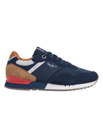 Pepe Jeans FOOTWEAR Sneakersy "London Brand" w kolorze granatowym