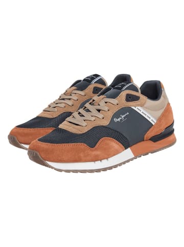 Pepe Jeans FOOTWEAR Sneakersy "London Grade" ze wzorem