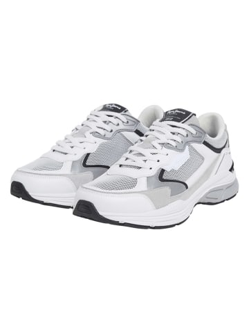 Pepe Jeans FOOTWEAR Sneakersy "Dave Master" w kolorze biało-szarym