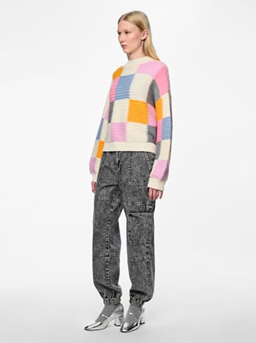 Pieces Pullover in Creme