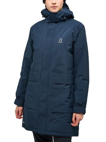 Haglöfs Parka "Salix Proof™ Mimic" w kolorze granatowym