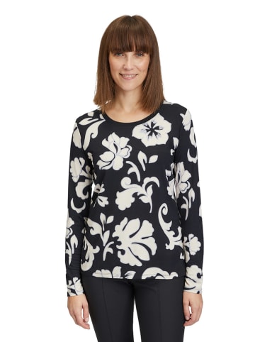Betty Barclay Longsleeve in Schwarz/ Beige