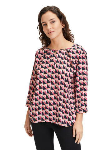 Betty Barclay Bluse in Pink/ Dunkelblau