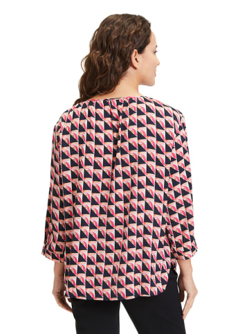 Betty Barclay Bluse in Pink/ Dunkelblau