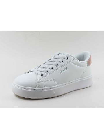 Levi´s Sneakers "Amber" wit/lichtroze