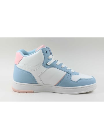 Levi´s Sneakers "Kick" wit/lichtblauw/lichtroze