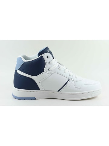 Levi´s Sneakers "Kick" wit/donkerblauw