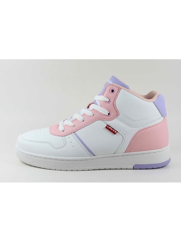 Levi´s Sneakers "Kick" in Weiß/ Lila/ Rosa