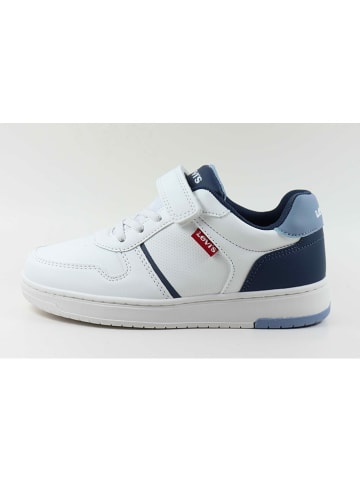 Levi´s Sneakers "Kick" wit/blauw