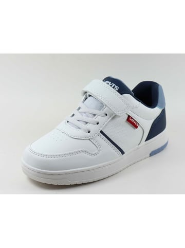 Levi's Kids Sneakers "Kick" wit/blauw