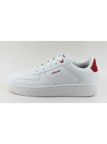 Levi´s Sneakers "New Union" in Weiß/ Rot