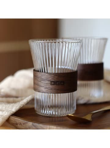 Ogo Living Szklanki (2 szt.) w kolorze brązowym do herbaty - 325 ml