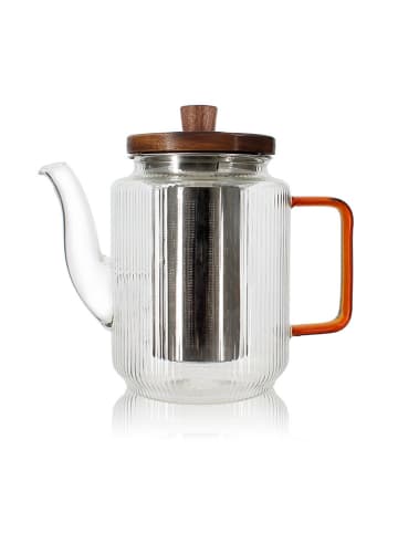 Ogo Living Teekanne in Transparent/ Rot - 550 ml