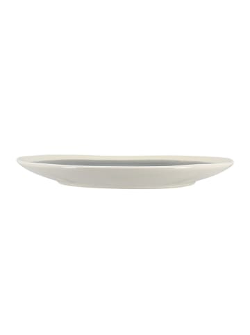 Ogo Living 6-delige set: dinerborden wit/grijs - Ø 22 cm