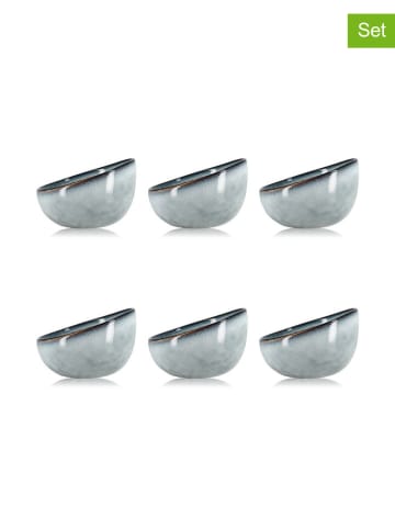 Ogo Living 6-delige set: kommen blauw